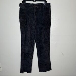 VINTAGE 90s NORTHWOODS GREAT OUTDOORS 100% COTTON DARK GRAY PANTS SZ 36x32